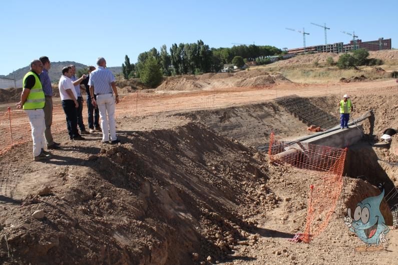 Fotos MASweb. Visita a las obras ampliación tercer carril por afectar a tuberías de la MAS 23.08 (