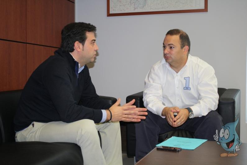 FOTO MASweb. Reunión entre Jaime Carnicero y Jaime Celada sobre Tercera Conducción 07.01.14